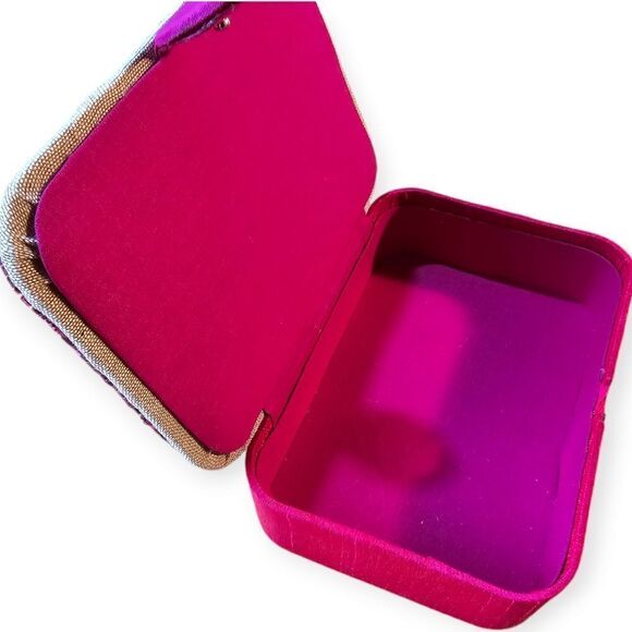 Ornate Lash Beaded Pink Multicolour Eyelash Case - Picture 2 of 9